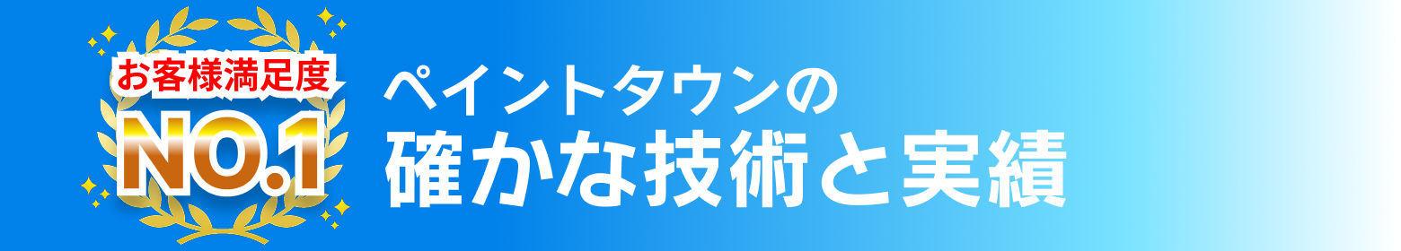 ペントタウンの確かな技術と実績