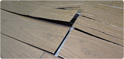 床の剥がれ・ちょっとしたキズ